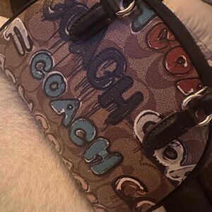 Coach x Mint serf Sydney satchel